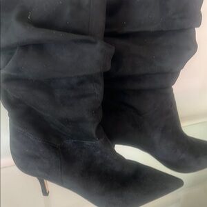 Nine West Black Heeled Boots